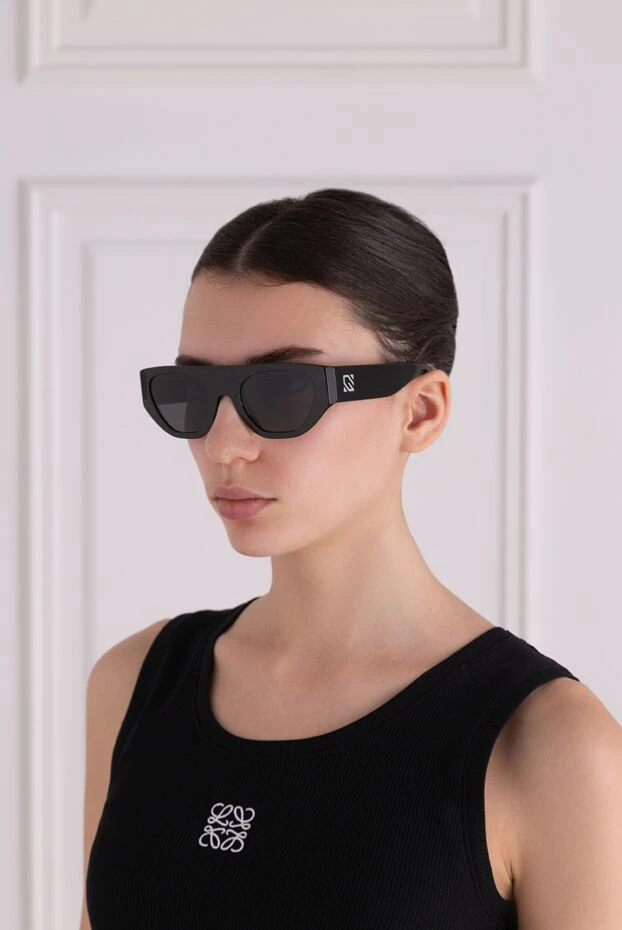 Giuseppe Di Morabito женские очки из пластика и металла черные женские купить с ценами и фото 166714 - фото 2