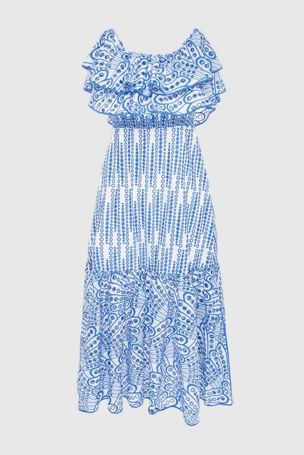 Charo Ruiz жіночі сукня з бавовни та поліестеру блакитна жіноча купити фото з цінами 166773 - фото 1