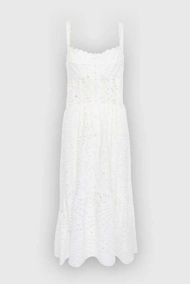 Charo Ruiz женские платье из хлопка и полиэстера белое женское купить с ценами и фото 166775 - фото 1