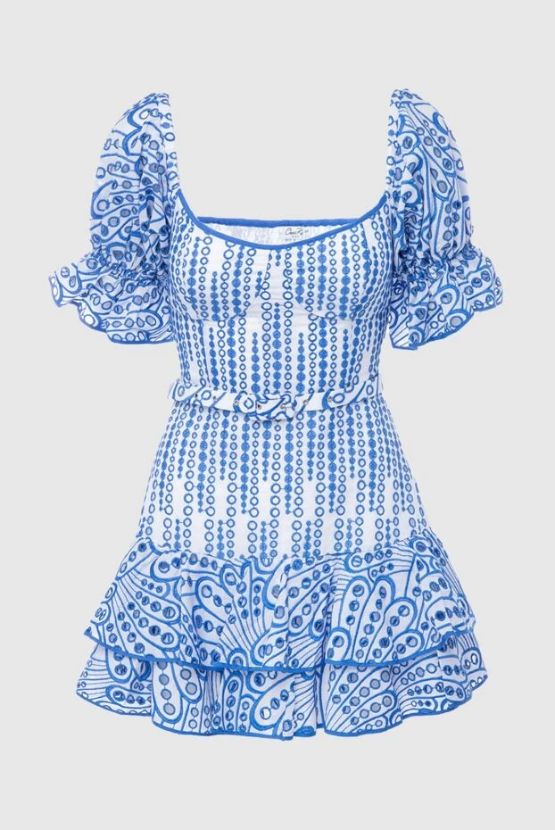 Charo Ruiz жіночі сукня з бавовни та поліестеру блакитна жіноча купити фото з цінами 166776 - фото 1