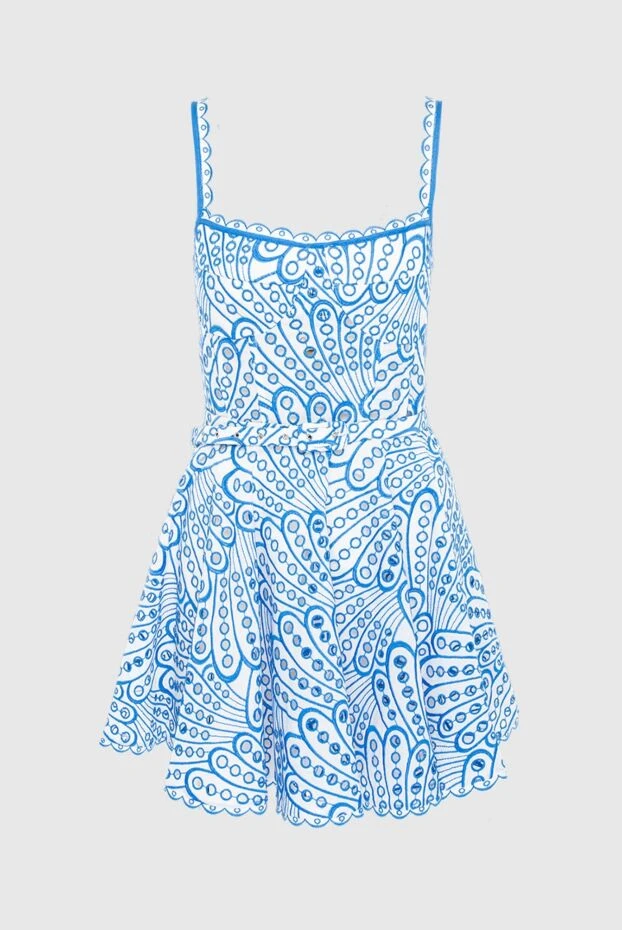 Charo Ruiz женские платье из хлопка и полиэстера голубое женское купить с ценами и фото 166780 - фото 1