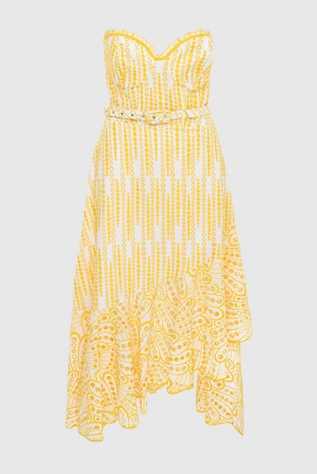 Charo Ruiz woman yellow cotton and polyester dress for women 166790 - photo 1