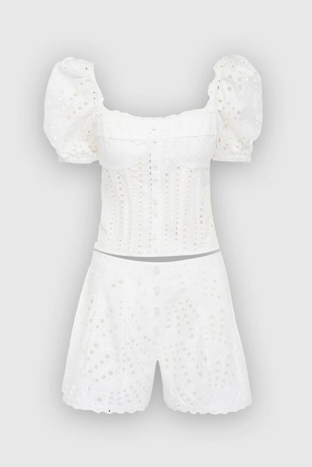 Charo Ruiz woman white women's suit with shorts made of cotton and polyester 166800 - photo 1