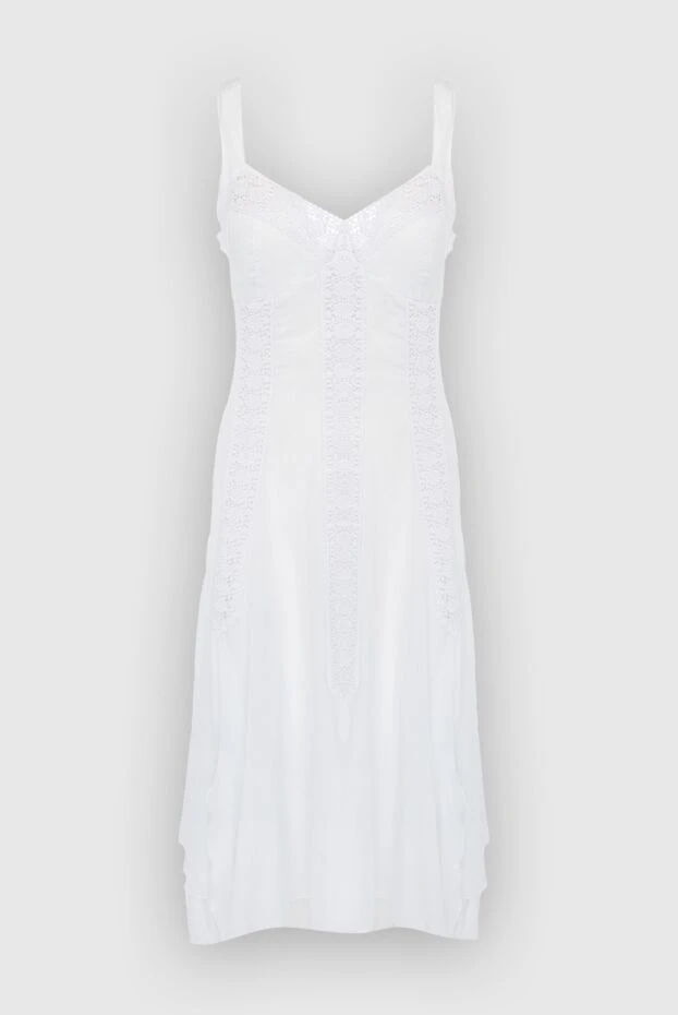 Charo Ruiz woman white cotton and polyester dress for women buy with prices and photos 166801 - photo 1