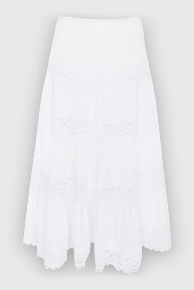 Charo Ruiz white cotton and polyester skirt for women 166816 - photo 1