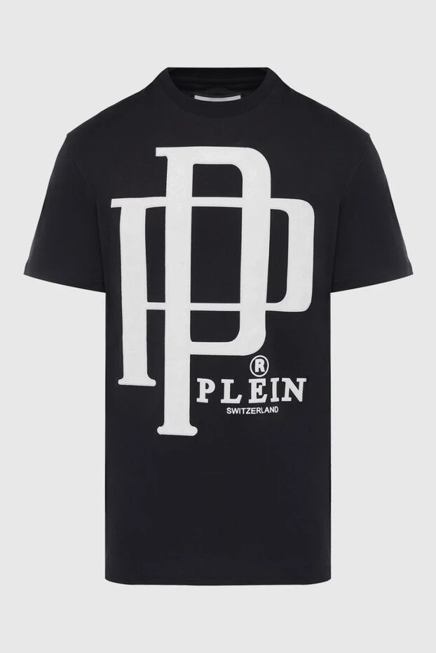 Philipp Plein футболка из хлопка черная мужская 166824 - фото 1