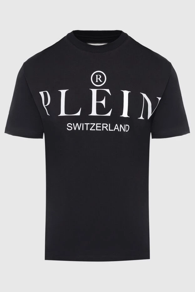 Philipp Plein мужские футболка из хлопка черная мужская купить с ценами и фото 166828 - фото 1