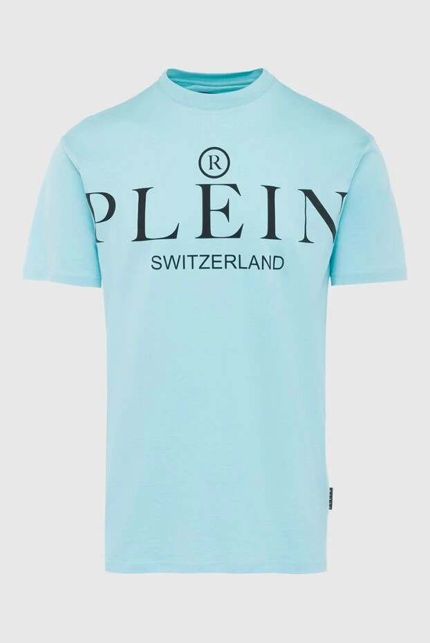 Philipp Plein man blue cotton t-shirt for men 166829 - photo 1