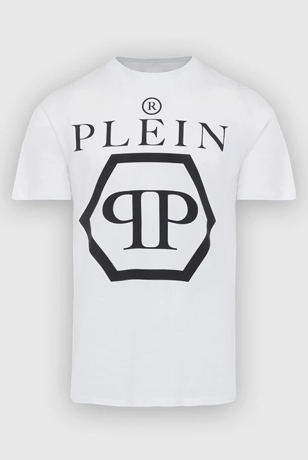 Philipp Plein чоловічі футболка з бавовни біла чоловіча купити фото з цінами 166831 - фото 1