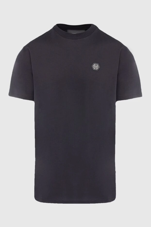 Philipp Plein мужские футболка из хлопка черная мужская купить с ценами и фото 166833 - фото 1