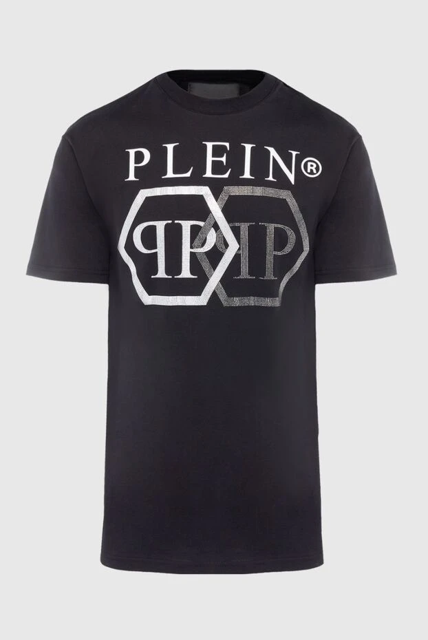 Philipp Plein man black cotton t-shirt for men buy with prices and photos 166835 - photo 1