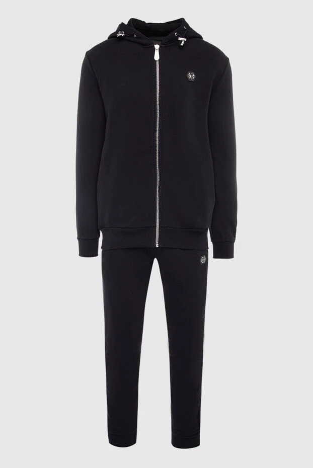 Philipp Plein man men's sports suit made of cotton and polyester, black buy with prices and photos 166839 - photo 1