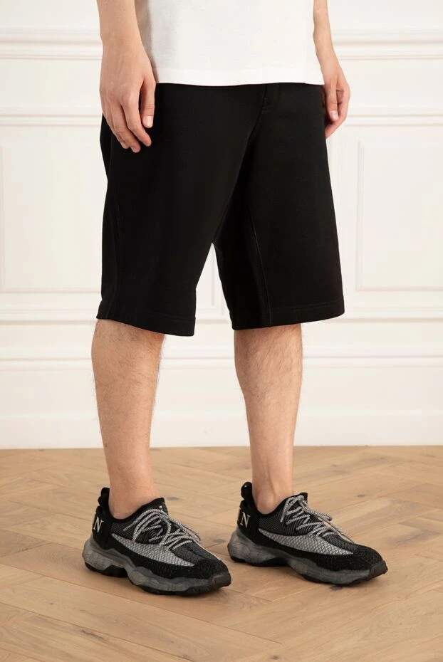 Philipp Plein мужские кроссовки из полиэстера и эластомера черные мужские купить с ценами и фото 166844 - фото 2