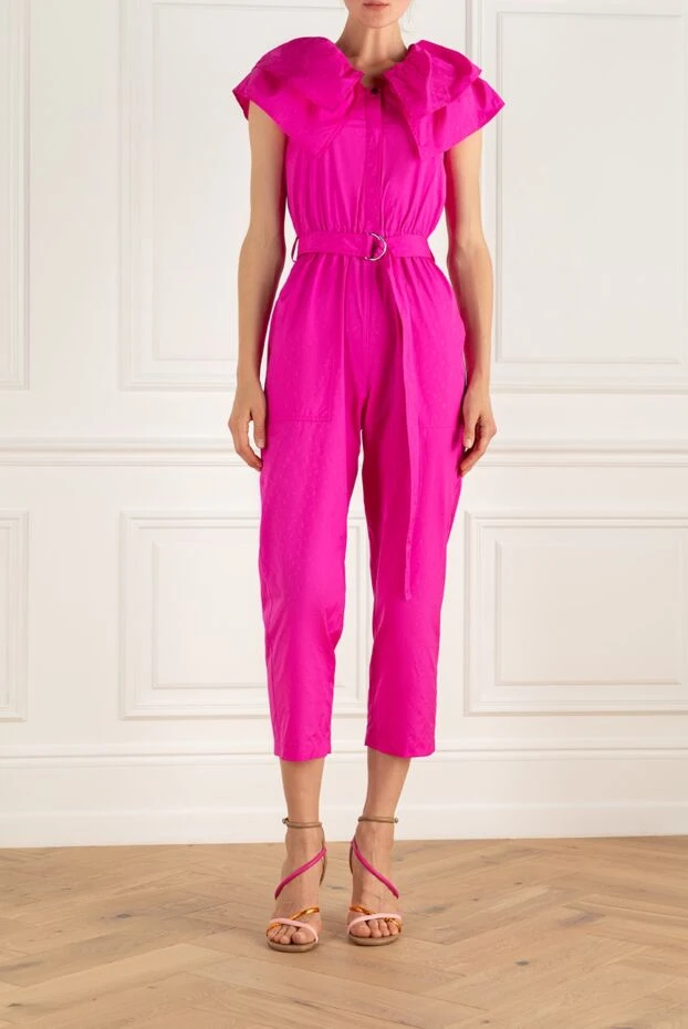 MSGM woman women's pink polyester jumpsuit 166864 - photo 2