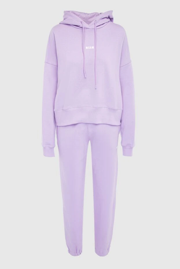 MSGM женские костюм прогулочный из хлопка фиолетовый женский купить с ценами и фото 166873 - фото 1