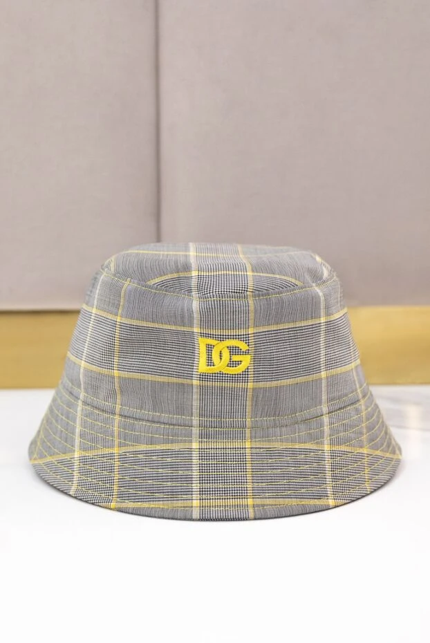 Панама з вовни, поліестеру та еластану сіра чоловіча - фото 2