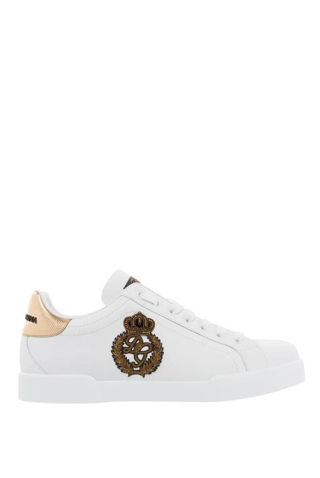 Dolce & Gabbana man white leather sneakers for men buy with prices and photos 166884 - photo 1