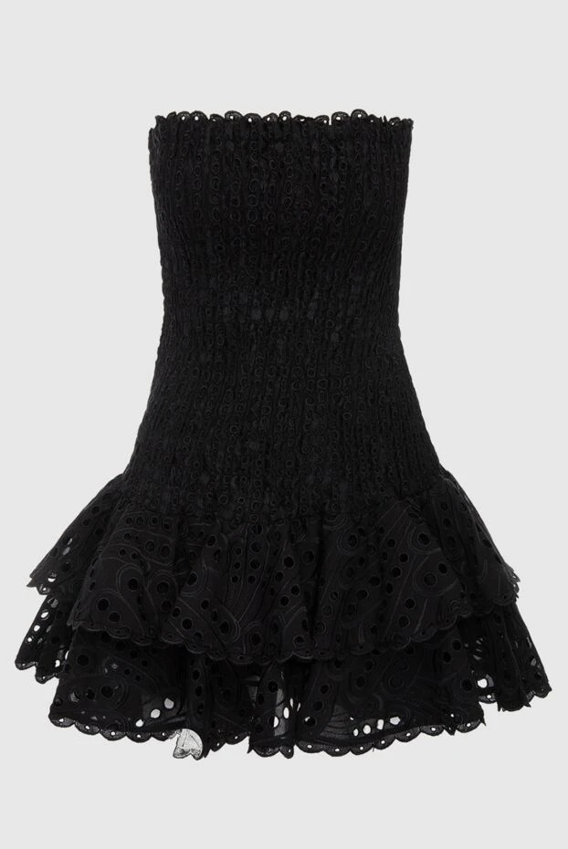 Charo Ruiz женские платье из хлопка и полиэстера черное женское купить с ценами и фото 166894 - фото 1