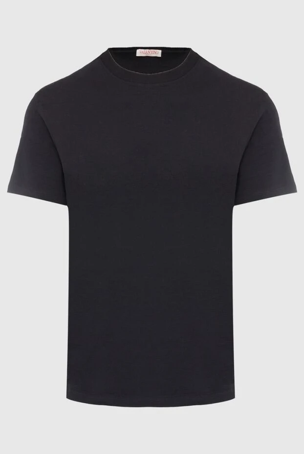 Valentino чоловічі футболка з бавовни чорна чоловіча купити фото з цінами 166946 - фото 1