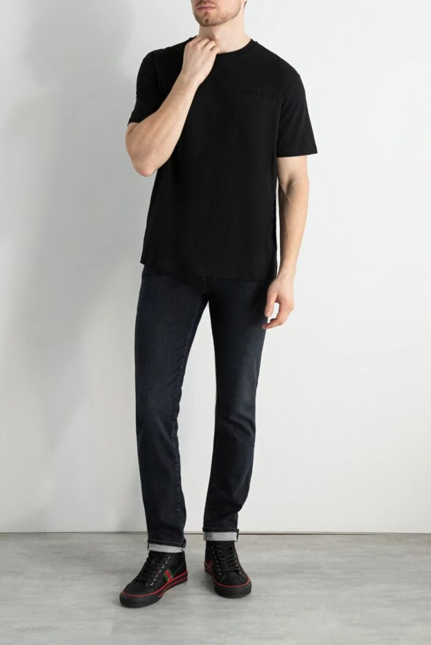 Valentino чоловічі футболка з бавовни чорна чоловіча купити фото з цінами 166946 - фото 2