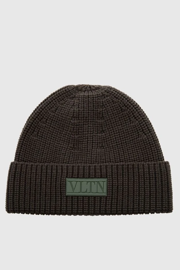 Valentino мужские шапка из шерсти зеленая мужская купить с ценами и фото 166955 - фото 1