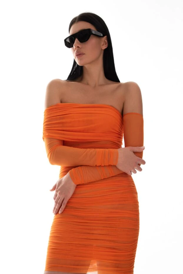 Dolce & Gabbana orange polyamide and elastane dress for women 166960 - photo 2