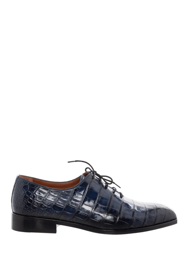 Cesare di Napoli man blue alligator shoes for men buy with prices and photos 166969 - photo 1