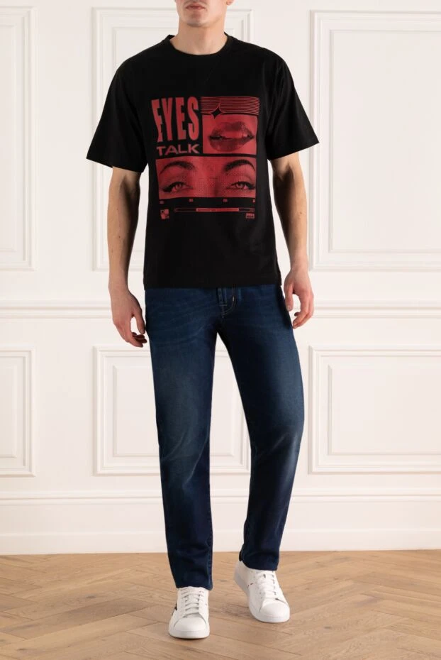 Dolce & Gabbana man black cotton t-shirt for men buy with prices and photos 166975 - photo 2