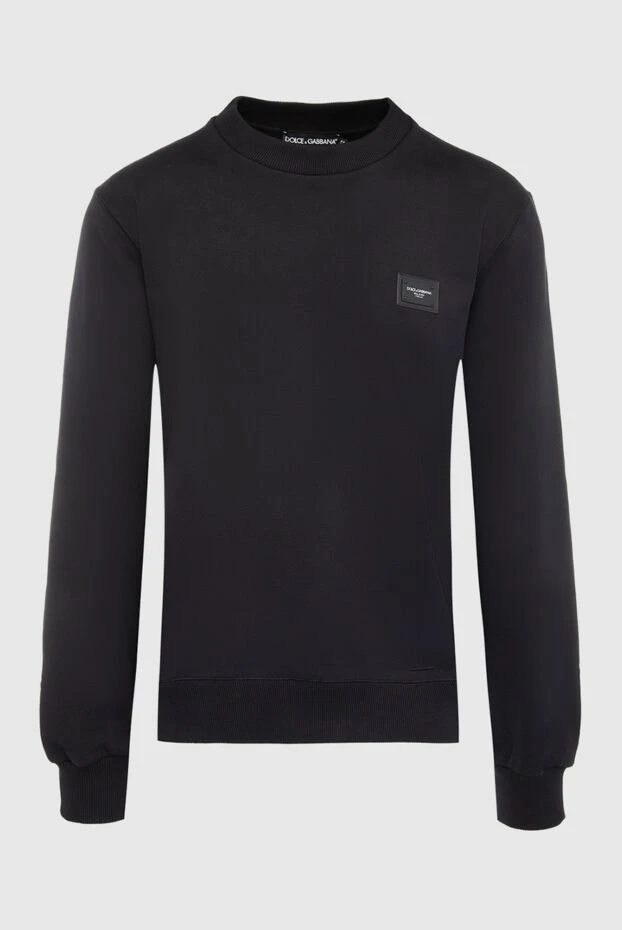 Dolce & Gabbana man cotton sweatshirt black for men buy with prices and photos 166978 - photo 1