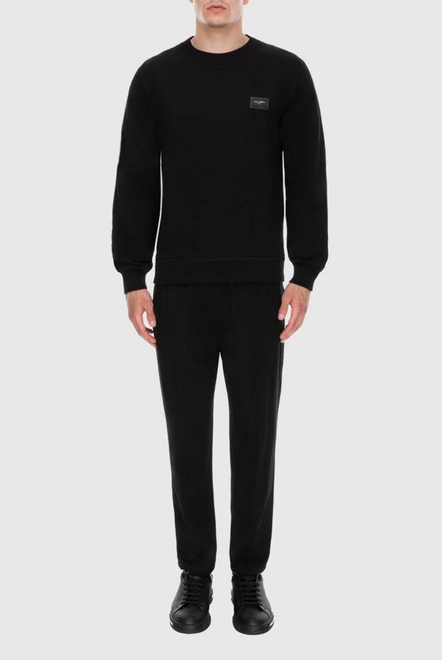 Dolce & Gabbana man cotton sweatshirt black for men buy with prices and photos 166978 - photo 2