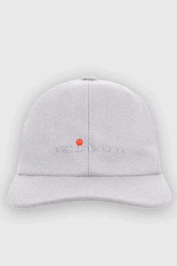 Kiton man gray cashmere cap for men buy with prices and photos 167010 - photo 1