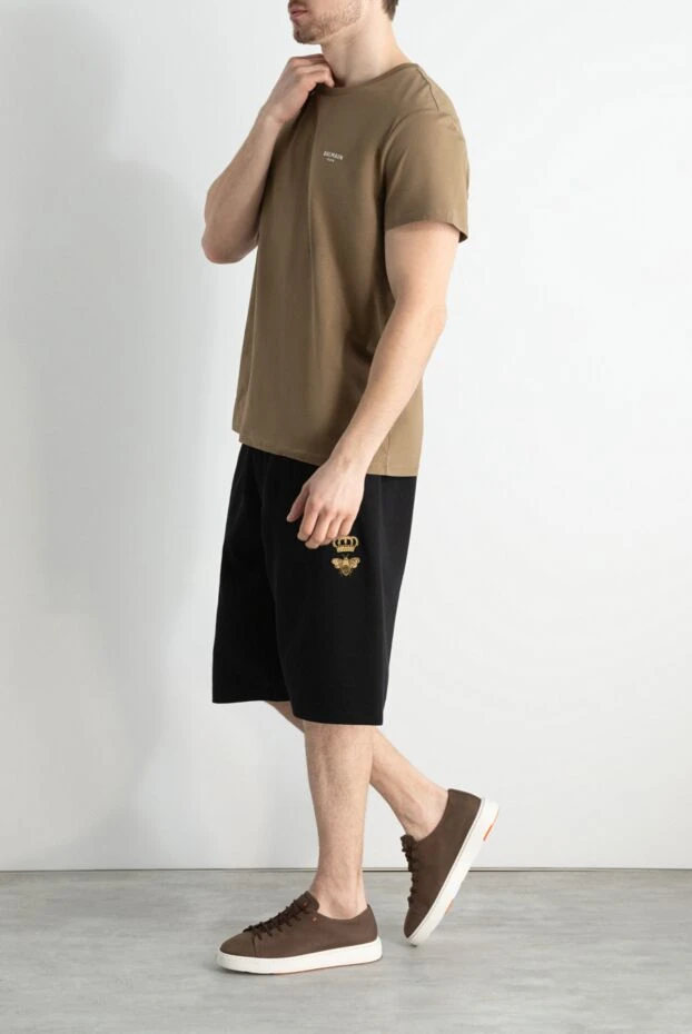 Balmain man beige cotton t-shirt for men 167028 - photo 2