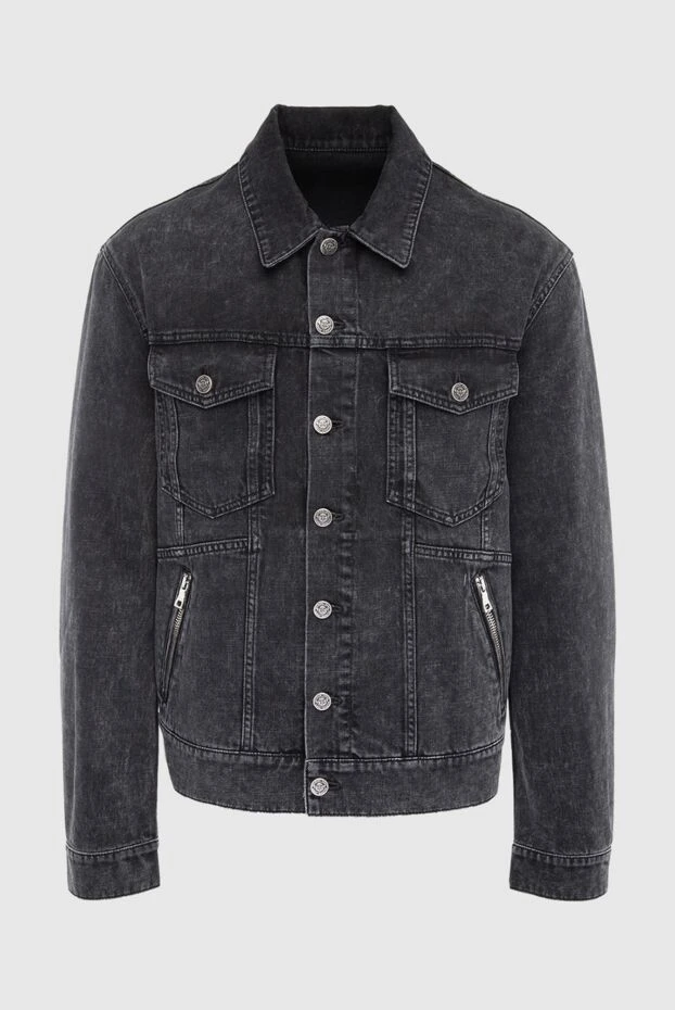Balmain чоловічі джинсова куртка з бавовни сіра чоловіча купити фото з цінами 167041 - фото 1