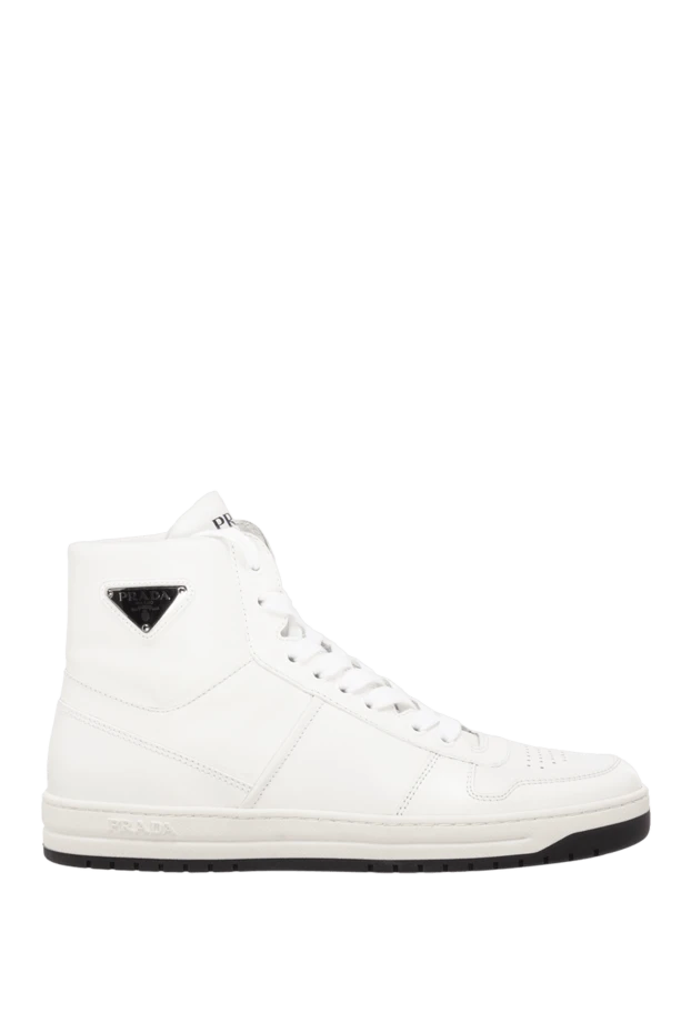 Prada woman white leather sneakers for women 167067 - photo 1