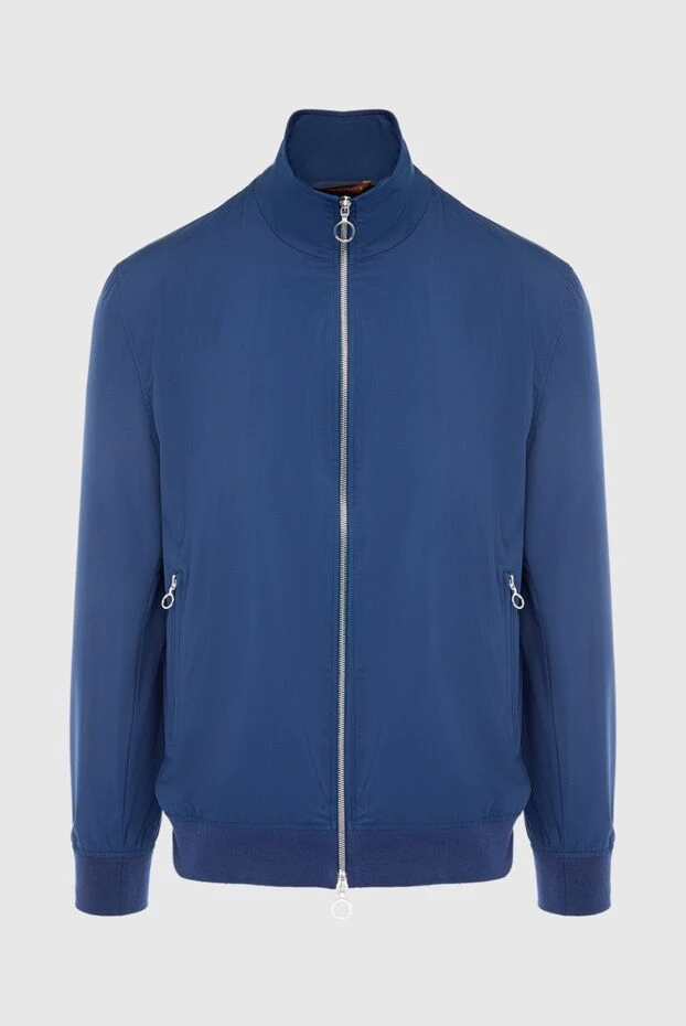 Seraphin чоловічі куртка з нейлону та натуральної шкіри синя чоловіча купити фото з цінами 167070 - фото 1