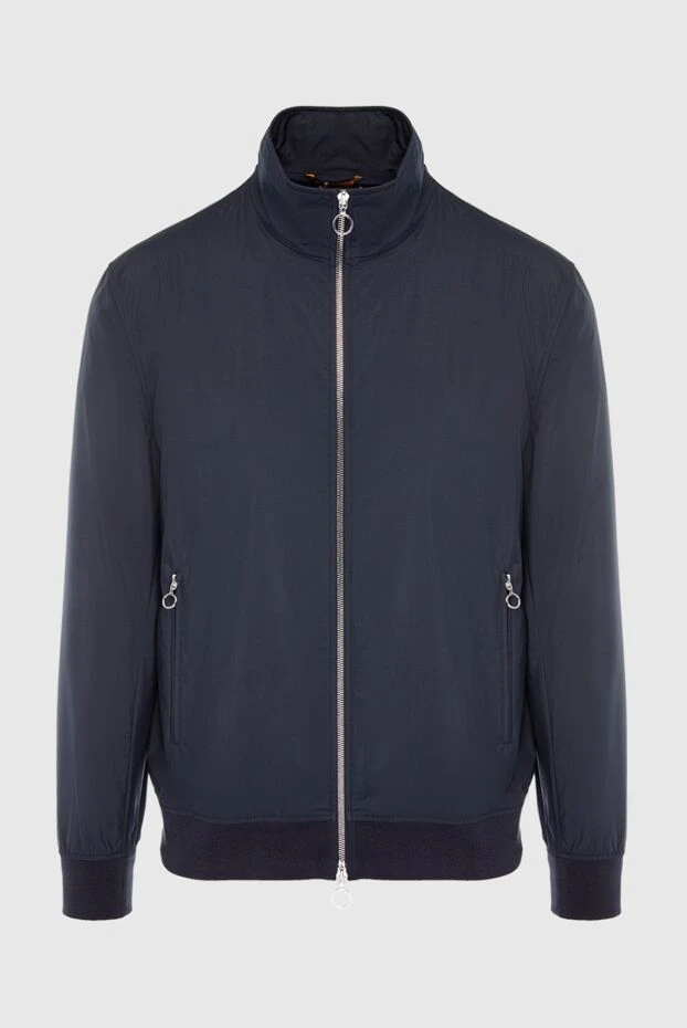 Seraphin men's dark blue bomber jacket with high collar (markdown) 197791 - photo 1