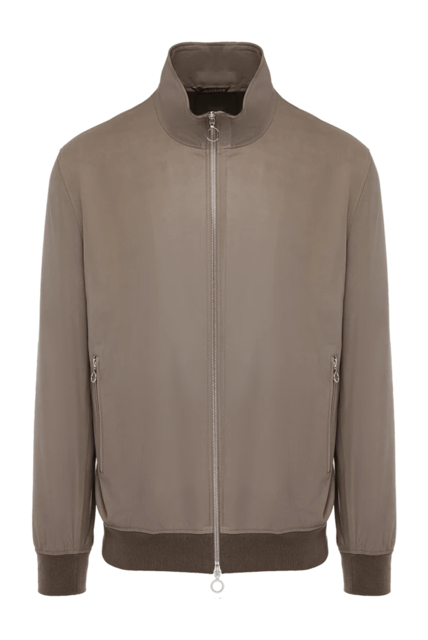 Seraphin man beige leather jacket for men 167075 - photo 1