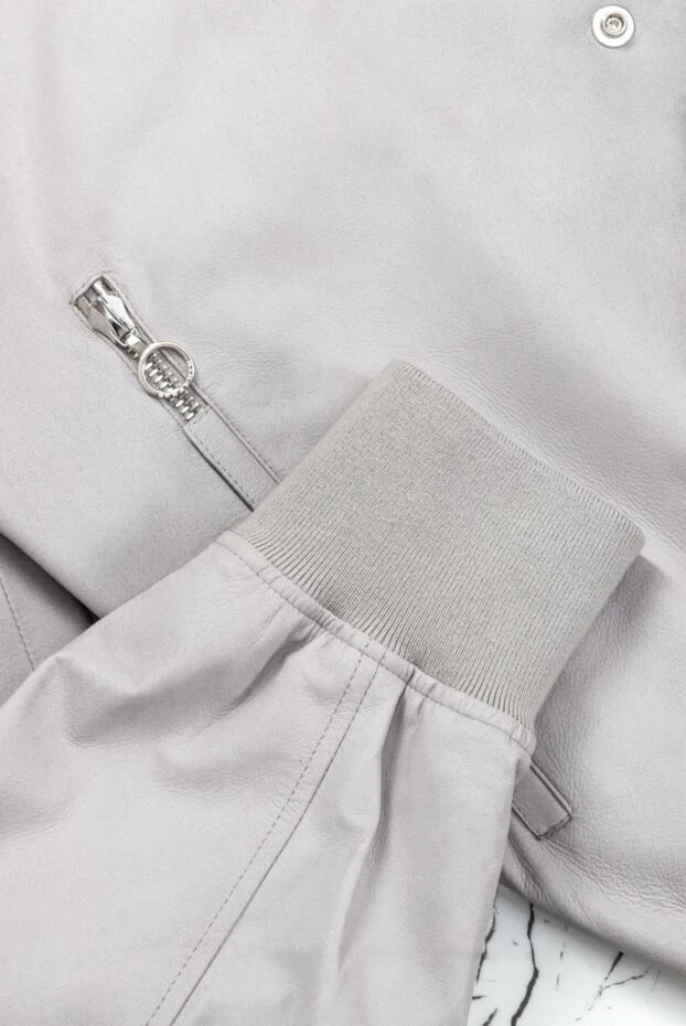 Seraphin grey jacket with buttons and zip with minimalist design 167078 - photo 2