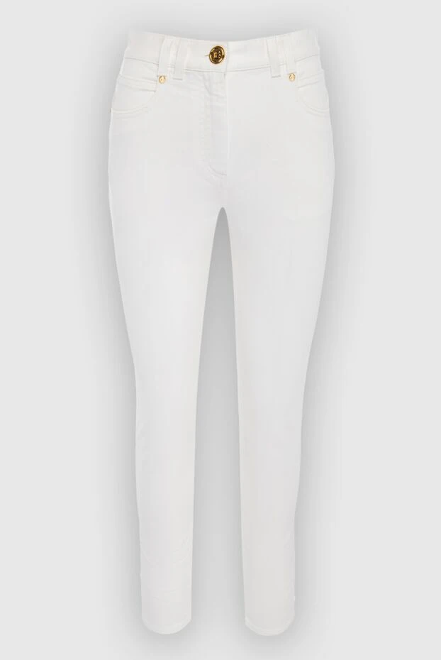 Balmain woman white cotton jeans for women buy with prices and photos 167090 - photo 1