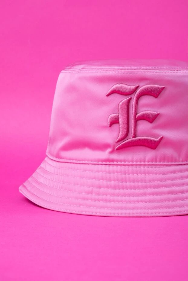 Ermanno Scervino panama pink women's with embroidered logo 167119 - photo 2