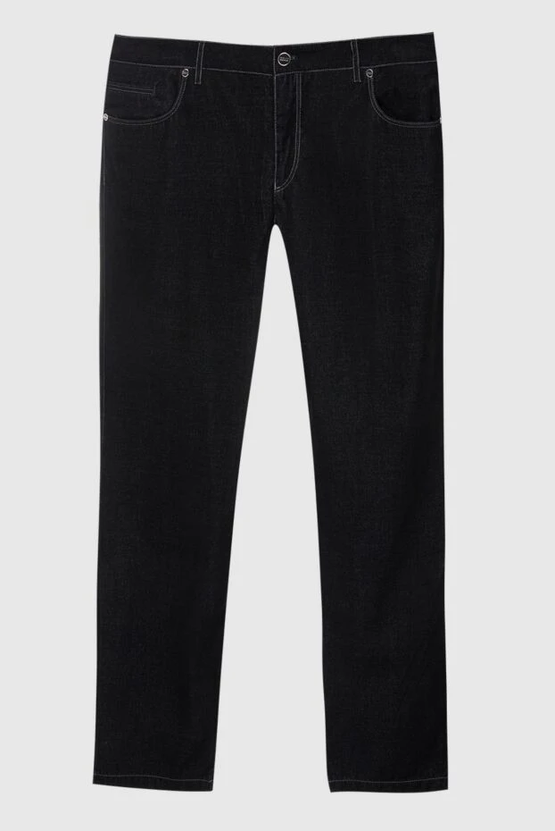 Zilli мужские джинсы из хлопка и полиэстера черные мужские купить с ценами и фото 167136 - фото 1