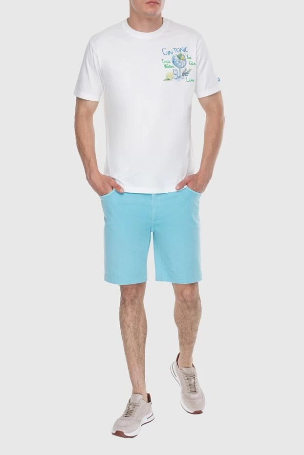 Zilli man blue cotton shorts for men buy with prices and photos 167139 - photo 2