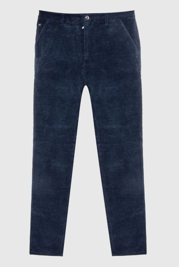 Zilli man blue corduroy jeans for men buy with prices and photos 167152 - photo 1