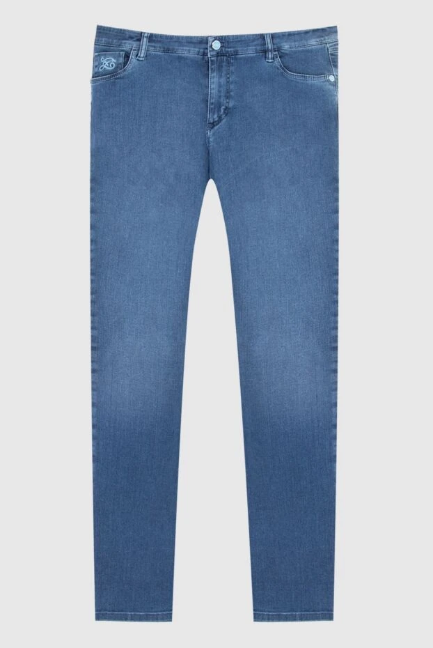 Zilli мужские джинсы из хлопка синие мужские купить с ценами и фото 167154 - фото 1