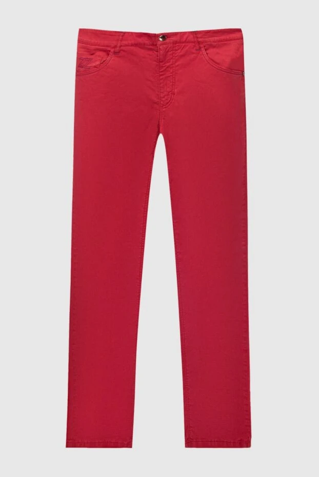 Zilli man men's red cotton trousers buy with prices and photos 167158 - photo 1