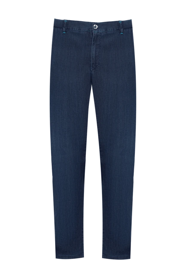 Zilli мужские джинсы из хлопка и полиамида синие мужские купить с ценами и фото 167168 - фото 1