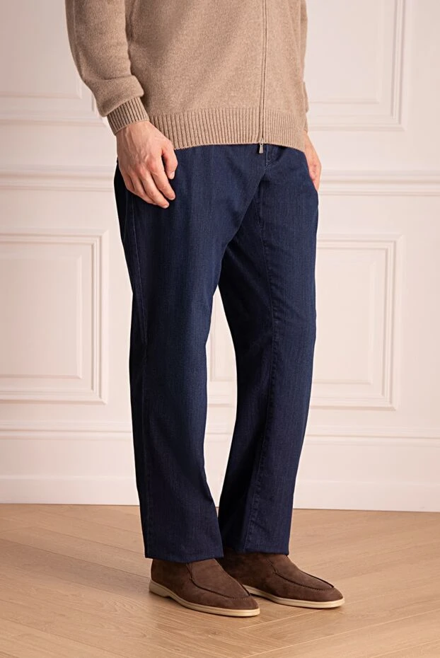 Zilli jeans made of thick denim with decorated pockets 197093 - photo 3