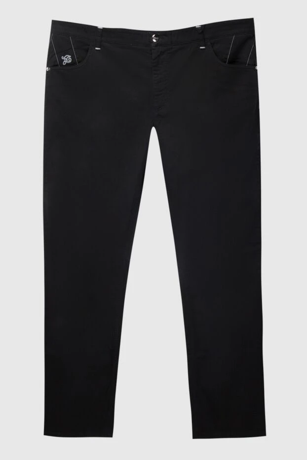 Zilli мужские джинсы из хлопка и полиакрила черные мужские купить с ценами и фото 167176 - фото 1