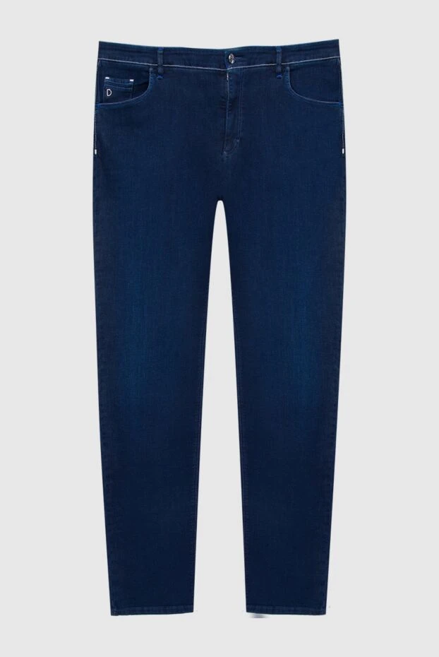 Zilli мужские джинсы из хлопка и полиамида синие мужские купить с ценами и фото 167178 - фото 1