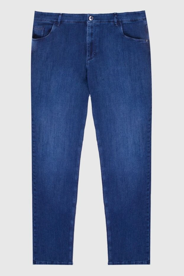 Zilli мужские джинсы из хлопка и полиакрила синие мужские купить с ценами и фото 167182 - фото 1